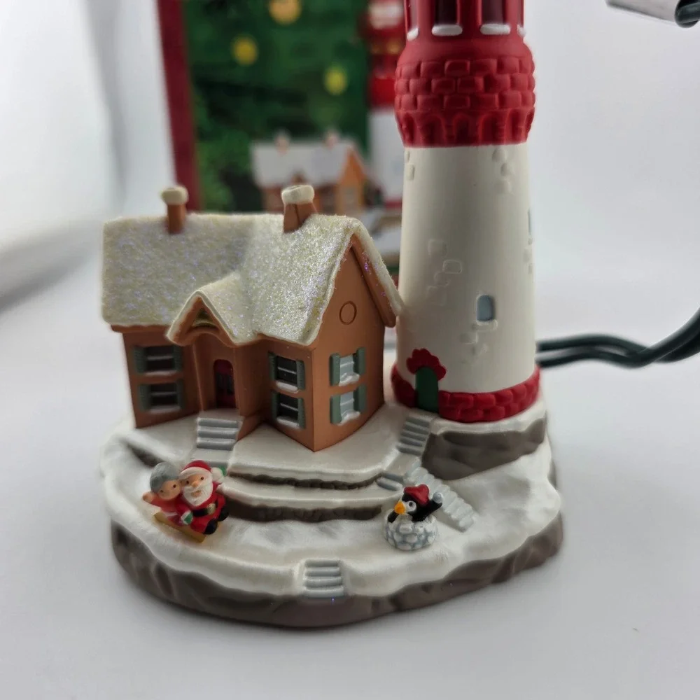 Hallmark Keepsake Lighthouse Greetings 2000 Magic Light Ornament‎ Tested